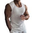 thumbnail image 4 of Débardeur d'Entraînement pour Homme, Sans Manches, Col Ras du Cou, Coupe Ajustée, Athlétique, pour Musculation, 4 of 5