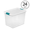 thumbnail image 2 of Sterilite 25 Qt Stackable Box Latching Storage Container with Lid, 24 Pack, 2 of 4
