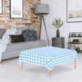 thumbnail image 4 of Penkiiy Checkered Tablecloth 554 x 108 Inch Plastic Plaid Tablecloth Vinyl Tablecloth with Flannel Backing Party Table Cloth Oilcloth Waterproof Tablecloth, 4 of 9