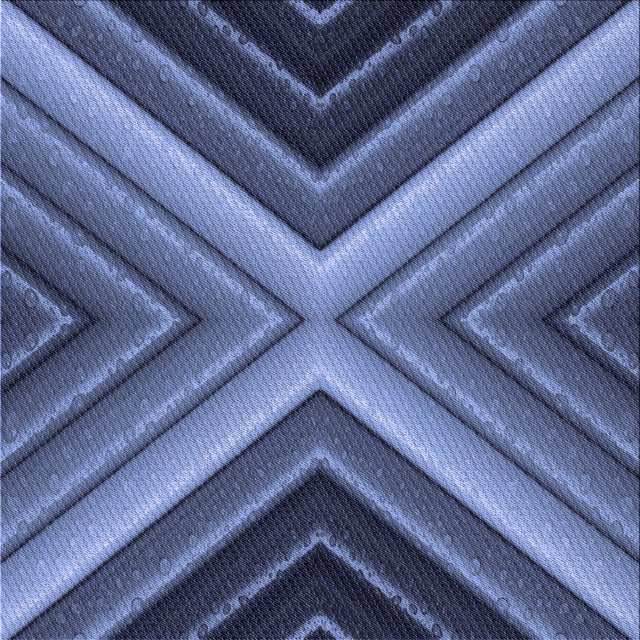 Ahgly Company Tapis d'Intérieur Lavable à la Machine, Carré, Transitionnel, Bleu, Tapis de Zone, 7 Pieds Carré