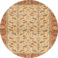 thumbnail image 1 of Ahgly Company Indoor Round Abstract Chocolate Brown Oriental Area Rugs, 8' Round, 1 of 6