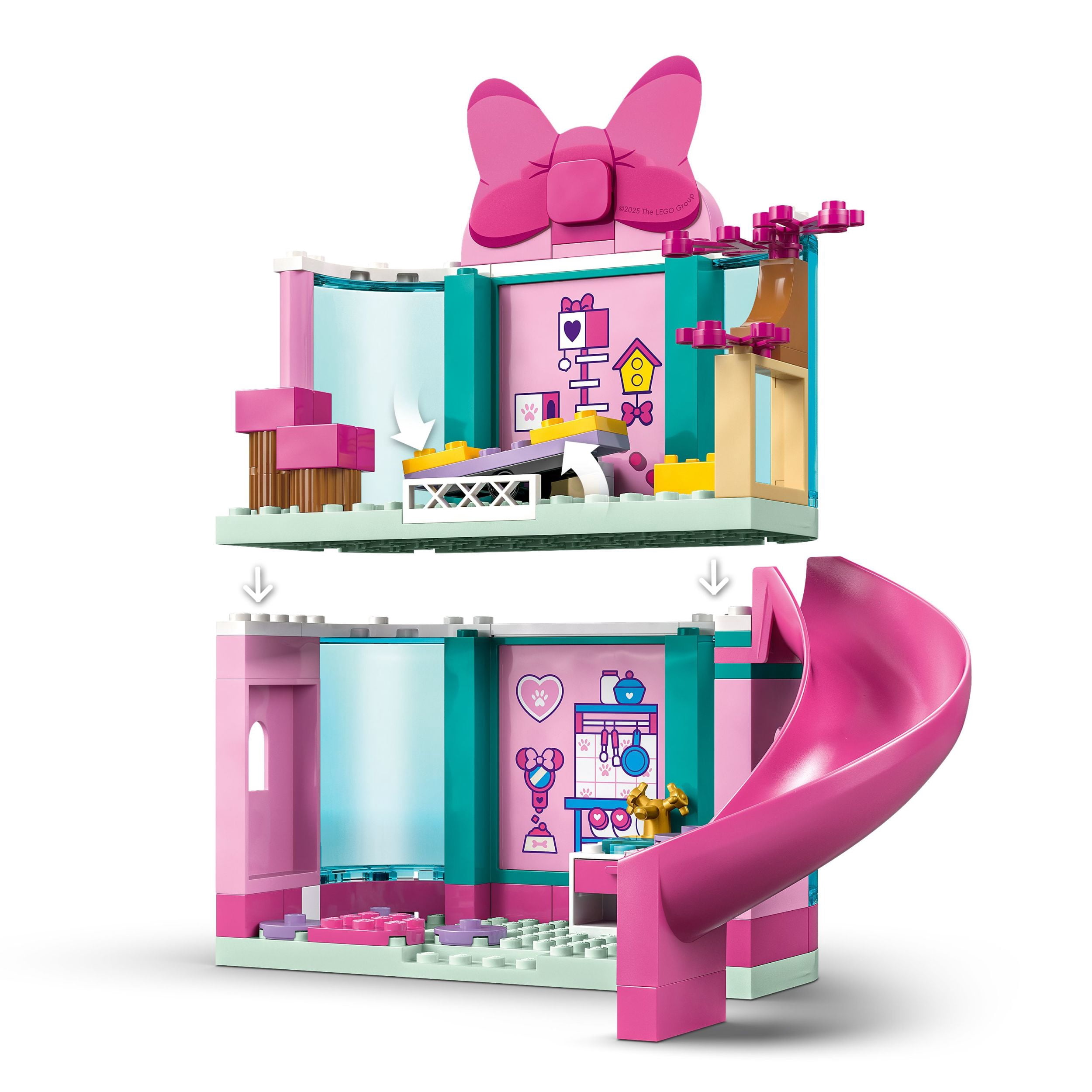 LEGO Disney L’hôtel pour Animaux de Minnie, Ensemble de Jouet à Construire La Maison de Mickey 43274