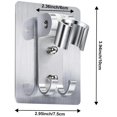 thumbnail image 4 of Aluminum Shower Head Holder Stand Adjustable Bracket Strong Wall Mount, 4 of 6