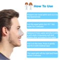 thumbnail image 2 of Thermoplastic Nasal Splint, 5PCS Trapezoid Nose Brace Splints, Nose External Support Protector for Nose Brace Fracture, Rhinoplasty Septoplasty, Orthopedic Immobilization, 2 of 6