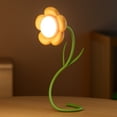 thumbnail image 1 of Unique Wireless Flower Desk Lamp Flexible Gooseneck Rechargeable LED Lamp With USB Charging Port 3 Color Modes And Stepless Dimming For Office Desk Decor, 1 of 8