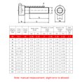 thumbnail image 4 of DIN912-A2 Stainless Steel Allen Bolt Socket Cap Screws Hex Screw *45, 4 of 7