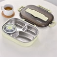 thumbnail image 3 of Fankiway thermal Insulation Bento 4 Cells Lunch Box Tableware Set Portable Lunch Box Student Lunch Box with Soup Bowl Lunch Box for Kids and Adults Bento Box Containers, 3 of 4