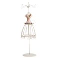 thumbnail image 1 of ZLight Elegant Jewelry Display Stand Rack Necklace 3 Steel Hanger Bracelet Earrings Champagne, 1 of 6