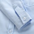 thumbnail image 4 of Nmmacb Chemise Habillée à Manches Longues pour Garçons, Col Boutonné, avec Cravate, 2-14 Ans, 4 of 7