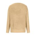 thumbnail image 4 of Innerwin Chandail d'Hiver Chaud pour Femmes, Haut Chic à Manches Longues, Chandail Douillet, Abricot G, 4 of 7