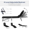 thumbnail image 4 of Outsunny Chaise Longue de Jardin Réglable - Ensemble de 1, Noir, 4 of 10