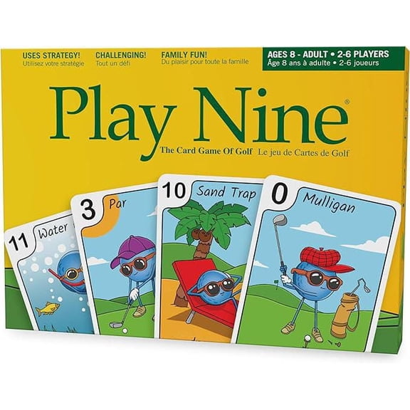 Play Nine - Le Jeu de Cartes - Anglais