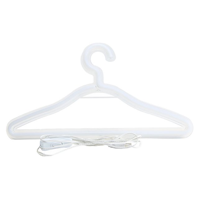 Lumière Néon LED Alimentée par USB Support de Vêtements Lumières Décoratives