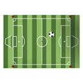 thumbnail image 2 of Football Carpet Interesting Sports Scene Design Anti-slip Printing Machine Washable Noise Reduction Playing Football Rectangle Artificial Turf Soccer Field Thickened Rug for Living E 80x1, 2 of 13