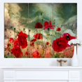 thumbnail image 2 of Design Art - Wild Red Poppy Flowers in Sky, 2 of 4