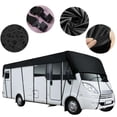 thumbnail image 1 of Noir Protecteur Durable Pliable Imperméable 7,5 m x, 1 of 9