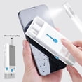 thumbnail image 4 of 7-in-1 Keyboard Cleaning Kit for Laptops, Multi-Function Electronic Screen Cleaner, Spray for Headphones, Keyboards & Screens, Includes Brushes & Tools - Orange, Blue, 4 of 9