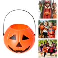 thumbnail image 2 of Halloween Candy Bucket Plastic Pumpkin Bucket Trick Or Orange Bucket Mini Halloween Bucket Party, 2 of 8