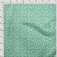thumbnail image 4 of oneOone Georgette Viscose Light Mint Green Fabric Florals Fabric For Sewing Printed Craft Fabric By The Yard 42 Inch Wide-X7, 4 of 4