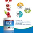 thumbnail image 2 of Natural Calm Magnesium Citrate Powder (Cherry Flavour) - Quick Absorbing - Magnesium Drink, 226g, 2 of 5