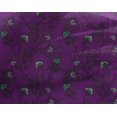 thumbnail image 4 of oneOone Georgette Viscose Fabric Leaves & Floral Block Print Sewing Fabric BTY 42 Inch Wide, 4 of 5