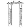 thumbnail image 1 of Vita Classic Florence Arbor, White PVC Vinyl, VA68133, 1 of 7