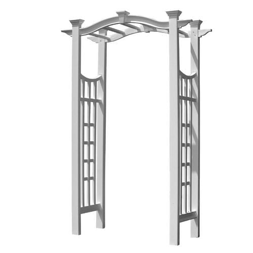 Vita Classic Florence Arbor, White PVC Vinyl, VA68133