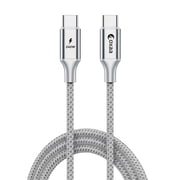 OXAA USB C to USB C 240W Magnetic Fast Charging Cable 2-Pack (2m)|6.6 ft Nylon-Braided Cables with E-Marker Chip, Magnetic Cable Management & 480Mbps Data Transfer