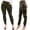 Green, variant on Jsaierl Women's Camo Cargo Pants Stretch High Waisted Skimmer Pants Casual Jogger Pants Comfy Hiking Sweatpant with Flap Pockets