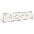 thumbnail image 1 of Printtoo Plaque Prénom de Bureau Personnalisée Jolie Abstraite Plaque Prénom de Bureau en Acrylique Personnalisée Accessoire 2x8 Pouces, 1 of 5