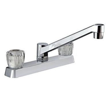 Dura Faucet (DF-PK600A-CP) Two Handle RV Kitchen Faucet - Chrome Polished Finish