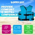 thumbnail image 2 of TRC Recreation Super Soft Child Life Jacket Vest, Small, Marina Blue, 2 of 7