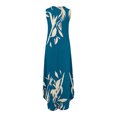 thumbnail image 5 of Lenago Robe de Maternité Grande Taille pour Femme Imprimée Sans Manches à Col Rond Longue Robe Robes d'Été de Plage en Liquidation, 5 of 5