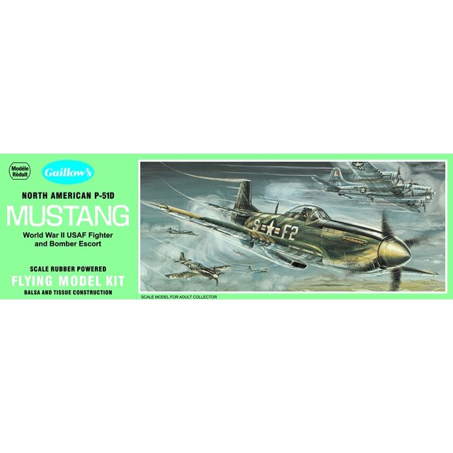 Guillow's Modèle Nord-Américain P51D Mustang