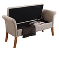 thumbnail image 2 of Convenience Concepts Designs4Comfort Banc de Chambre Garbo en Tissu Beige, 2 of 4