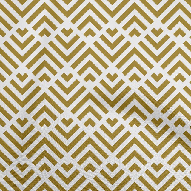 oneOone Polyester Spandex Tawny Brown Fabric Geometric Sewing Material Print Fabric By The Yard 56 Inch Wide
