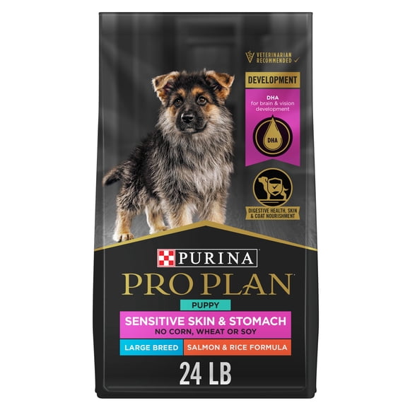 Purina Pro Plan Development Sensitive Skin & Stomach Large Breed Formula, Dry Puppy Food, 10.9 kg