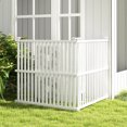 thumbnail image 2 of Costway 2 Air Conditioner Fence Panels with Metal Ground Stakes No Dig Trash Can Enclosure, 2 of 10