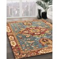 thumbnail image 2 of Ahgly Company Indoor Rectangle Abstract Brownish Green Geometric Area Rugs, 8' x 10', 2 of 6