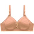 thumbnail image 2 of UPPADA Up To 40% off Full Coverage Plus Size Bra Convenient Front Button Bras Cool Liftup Bra Super Gather Wireless Push-Up Bra Lifting Bras Breathable Underwear Bra, 2 of 6