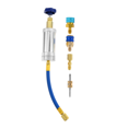 thumbnail image 3 of R134A R1234YF R410A AC Oil Dye Injector Oil Filling Syringe 1/4 Inch SAE and 1/4 Inch SAE for R1234YF Refrigerant System,1 x Oil Dye Injector Set, 3 of 5