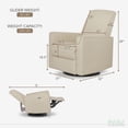 thumbnail image 2 of Evolur Harlow Deluxe Glider, Power Recliner, and Rocker With USB Charging Port, 2 of 6