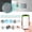 Silver, variant on 95-240V Wi-Fi Smart Programmable Thermostat 5+1+1 Six Periods Voice APP Control Backlight LCD Water/ Gas Boiler Heating Thermoregulator with UV Index Humidity Display Lock Function