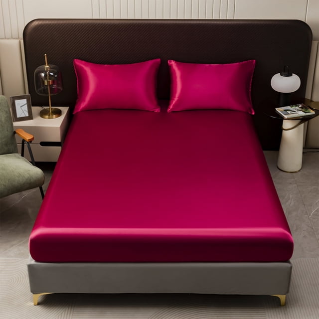 Fitted Sheet Mattress Cover Piece Non Slip Fixed Bed Cover Full Cover Mattress Protector Bed Cover