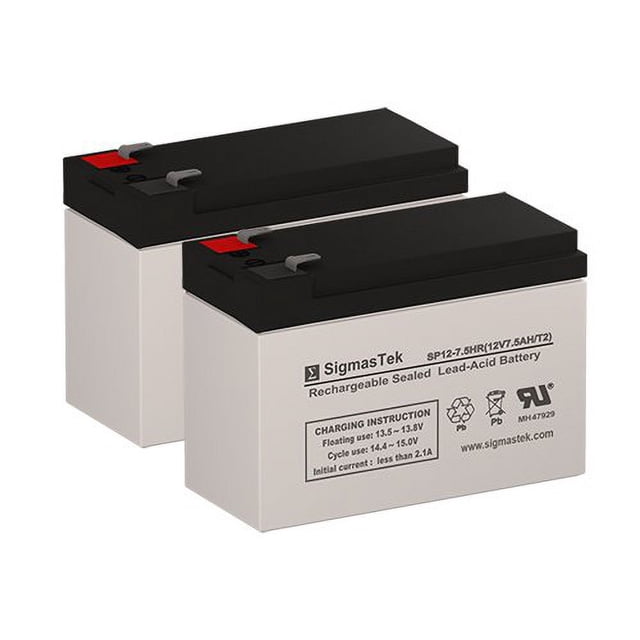 Razor Pocket Mod Daisy 12 Volt 7.5 AmpH Replacement Scooter Batteries - Set of 2