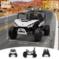 thumbnail image 3 of VOLTZ TOYS Premium 24V 2-Seater Kids UTV Ride-On Car - 4WD Quad Motors, Power Battery, Spring Suspension and Parental Remote Control - White, 3 of 6