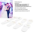 thumbnail image 3 of Bride Slippers Set, Women Open Toe Slippers 4 Pairs 27.1cm Length Golden Lettering  for Wedding Party for US Size 6-10, 3 of 7