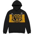 thumbnail image 1 of CFL Hamilton Tiger Cats Logo Rayé Noir Grand Chandail à Capuchon, 1 of 4