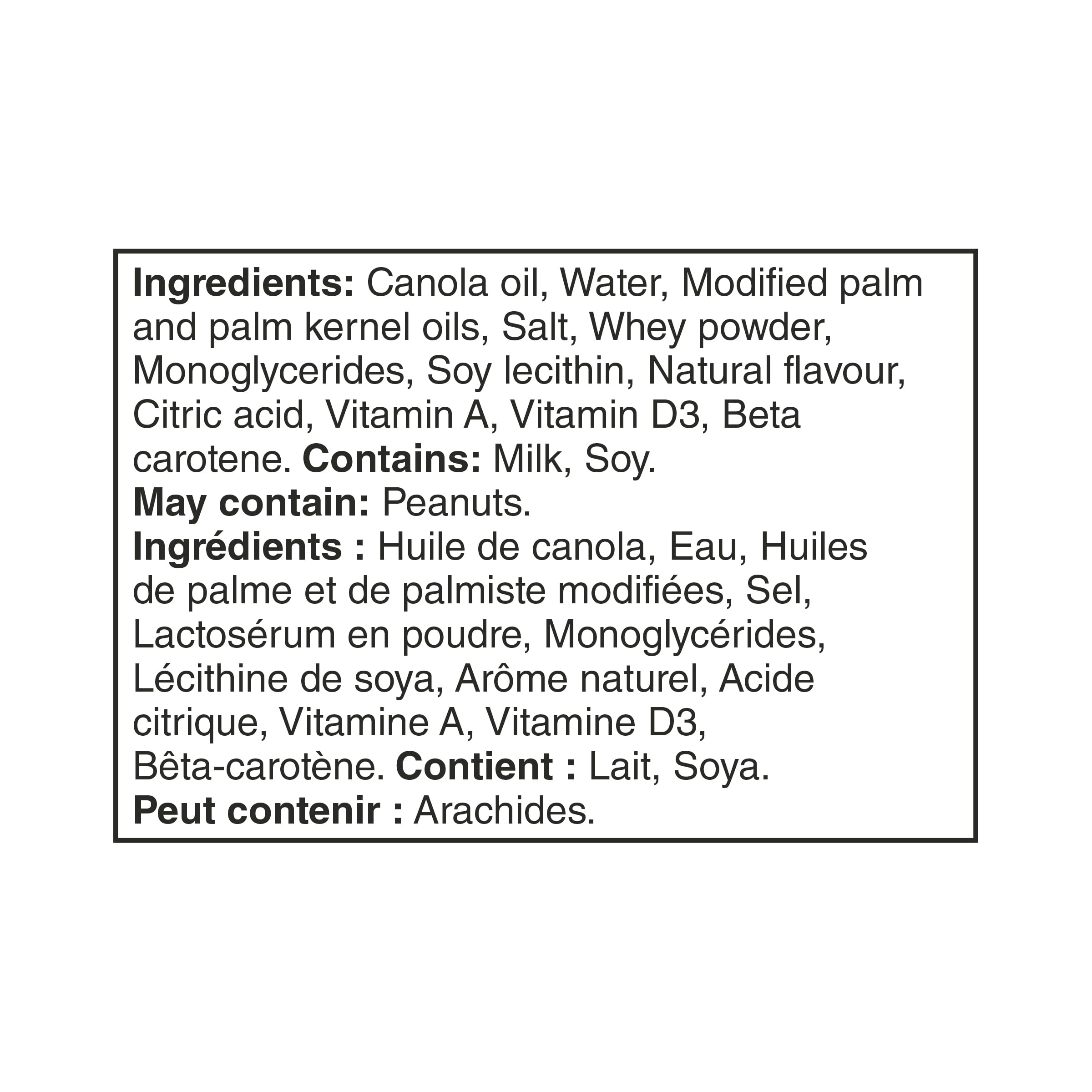 Margarine originale Great Value