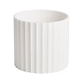 thumbnail image 2 of Modern White Plastic Planter Pot Flower Vase for Bookshelf Mantel Table Home Decoration, 2 of 6